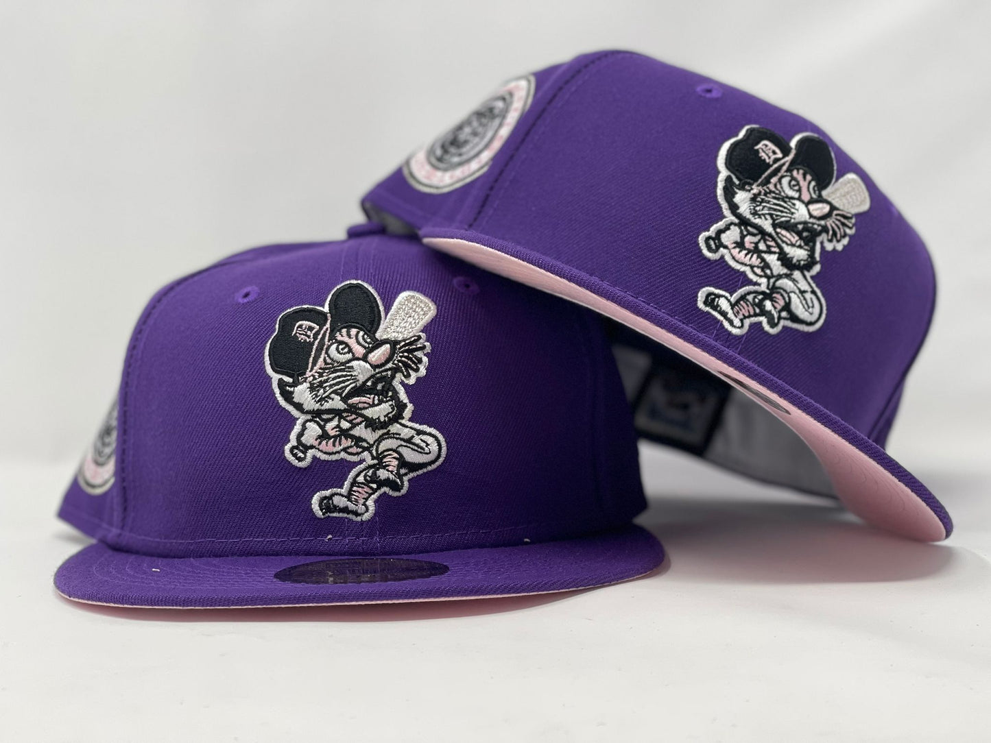 Purple Detroit Tigers 1968 World Series Custom New Era Fitted Hat