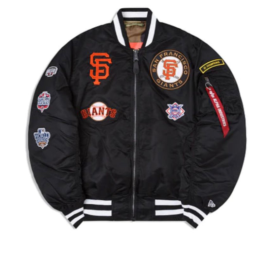 SAN FRANCISCO GIANTS * Alpha Industries MA-1 Bomber Jacket