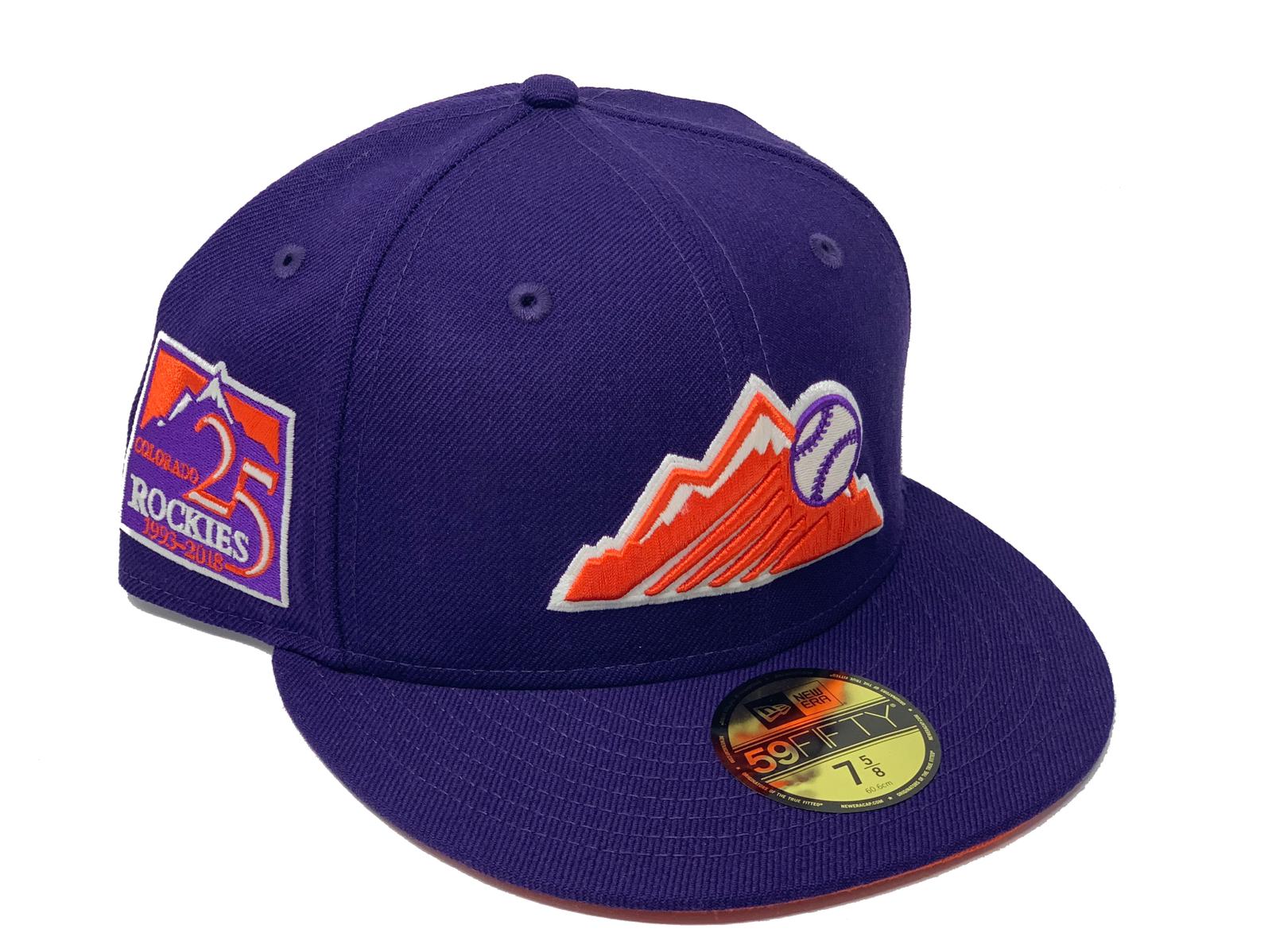 New Era 59Fifty Colorado Rockies City Connect Patch BP Hat - Purple, G