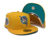 Taxi Yellow Florida Marlins 2003 World Series Champions Fitted Hat