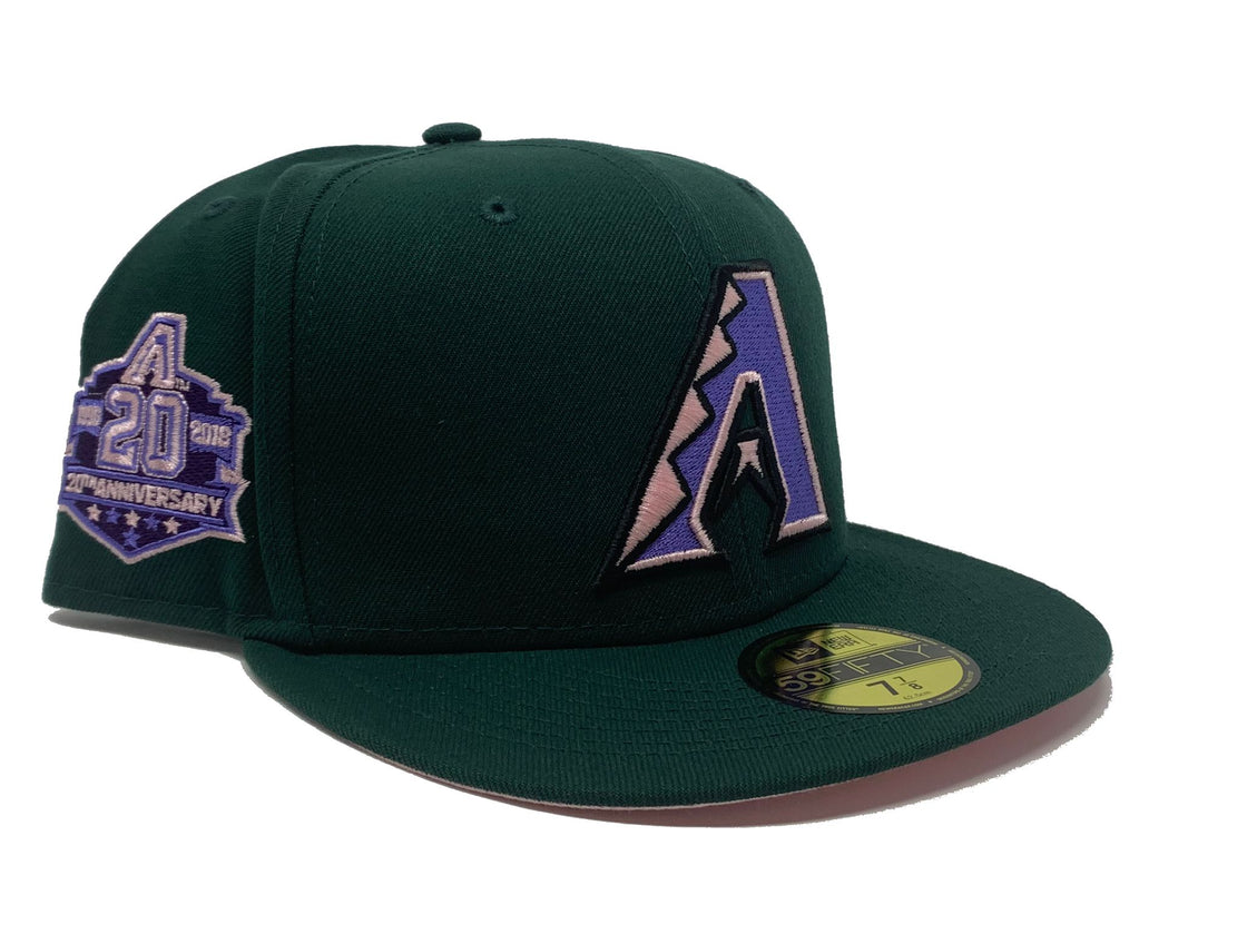 Green Arizona Diamondbacks 20th Anniversary New Era Fitted Hat