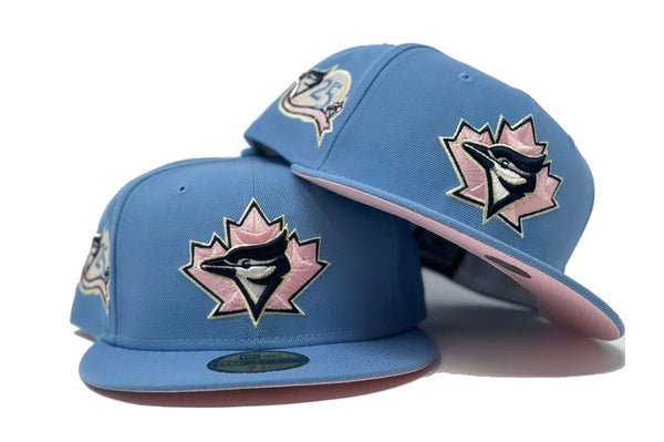 New Era 59Fifty Toronto Blue Jays 1999 World Series Cotton Candy Blue Pink 8