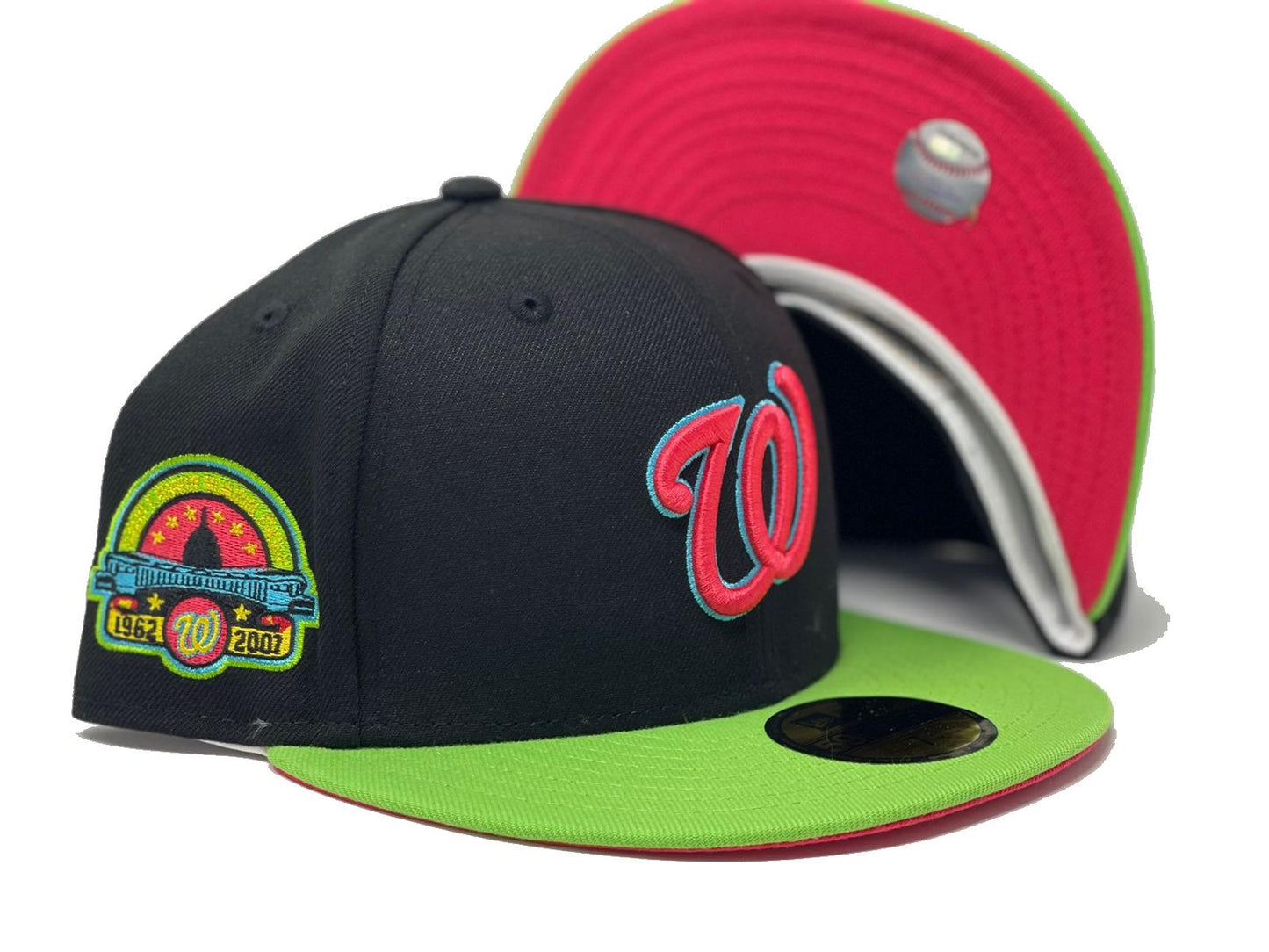 Washington Nationals 2019 World Series Lava Red Brim New Era Fitted Hat