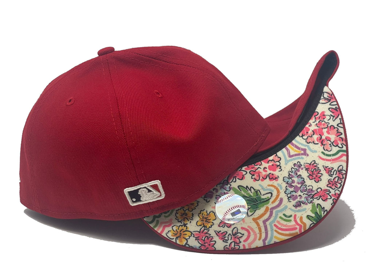 St. Louis Cardinals Floral Print Brim New Era Fitted Hat
