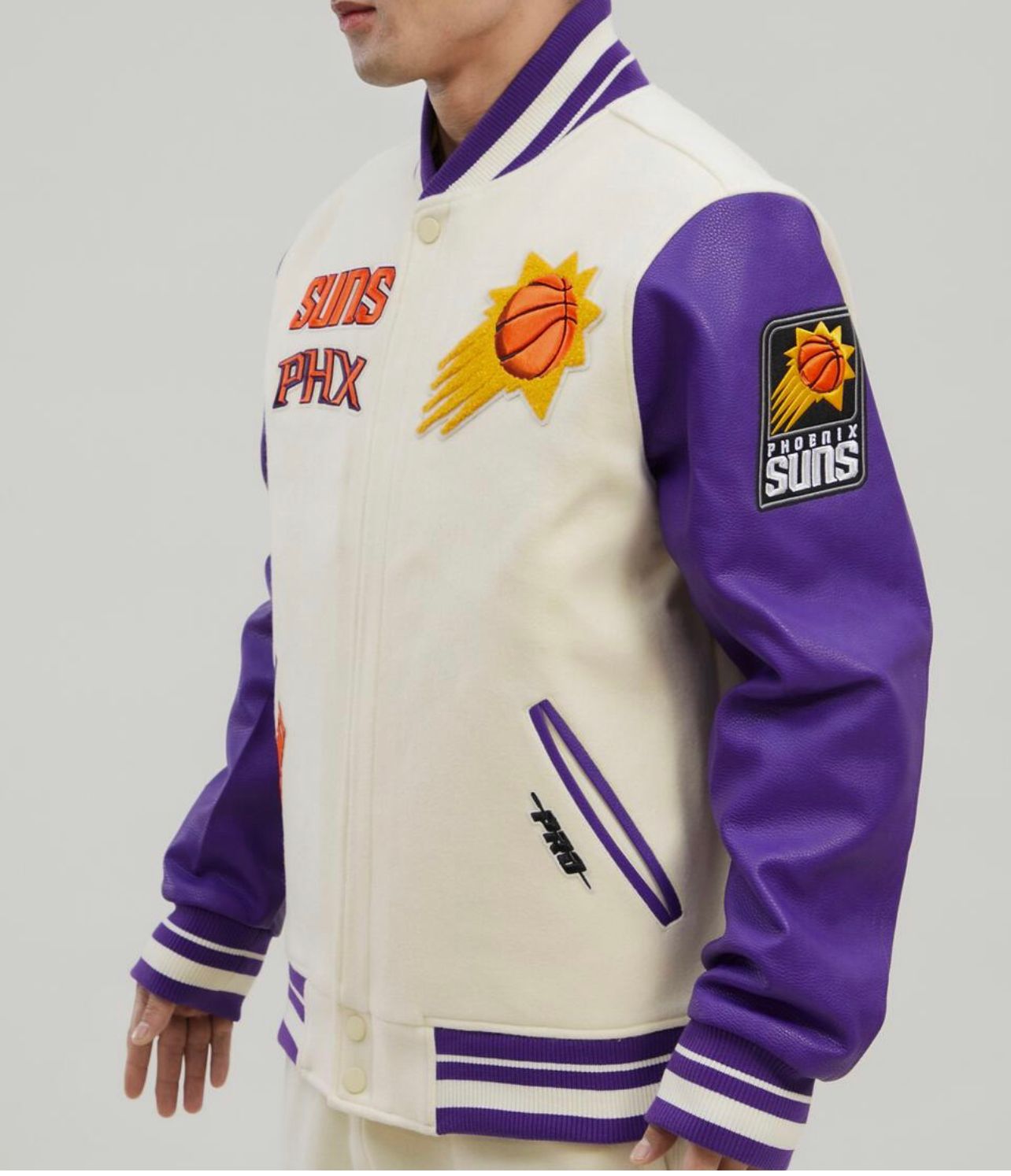 Phoenix Suns Pro Standard Retro Classic Rib Wool Varsity Jacket