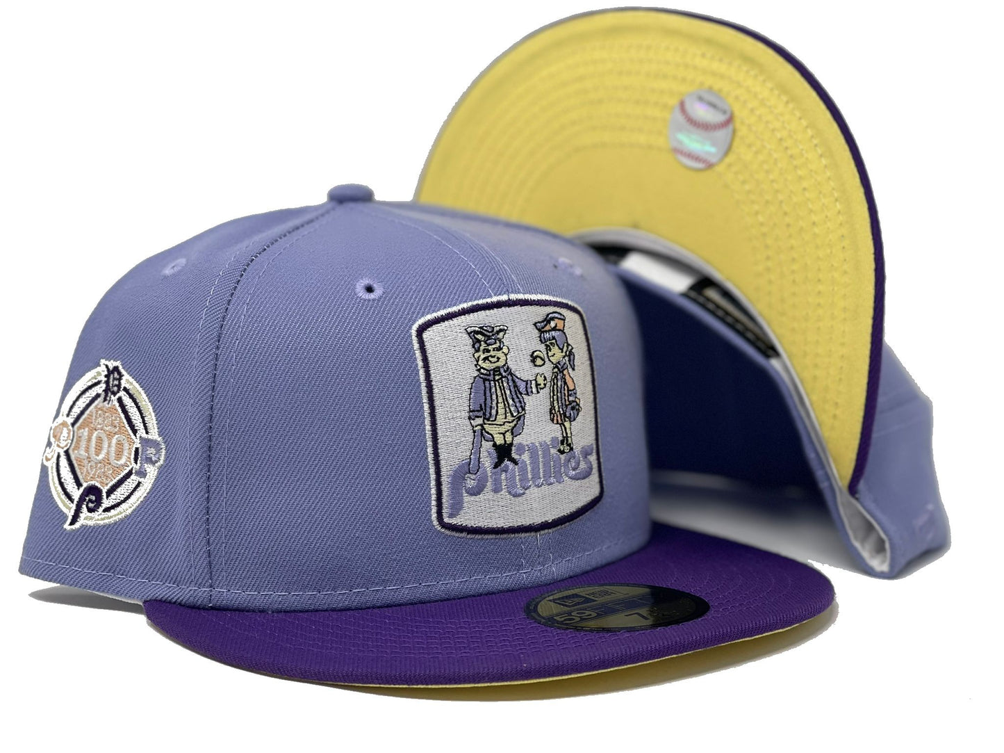 Philadelphia Phillies 100th Anniversary Lavender Lemonade Fitted