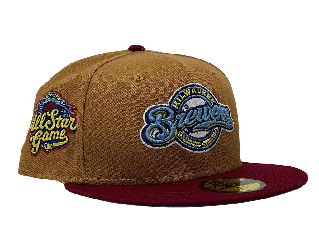 MILWAUKEE BREWERS 2002 ALL STAR GAME ICY BRIM NEW ERA FITTED HAT