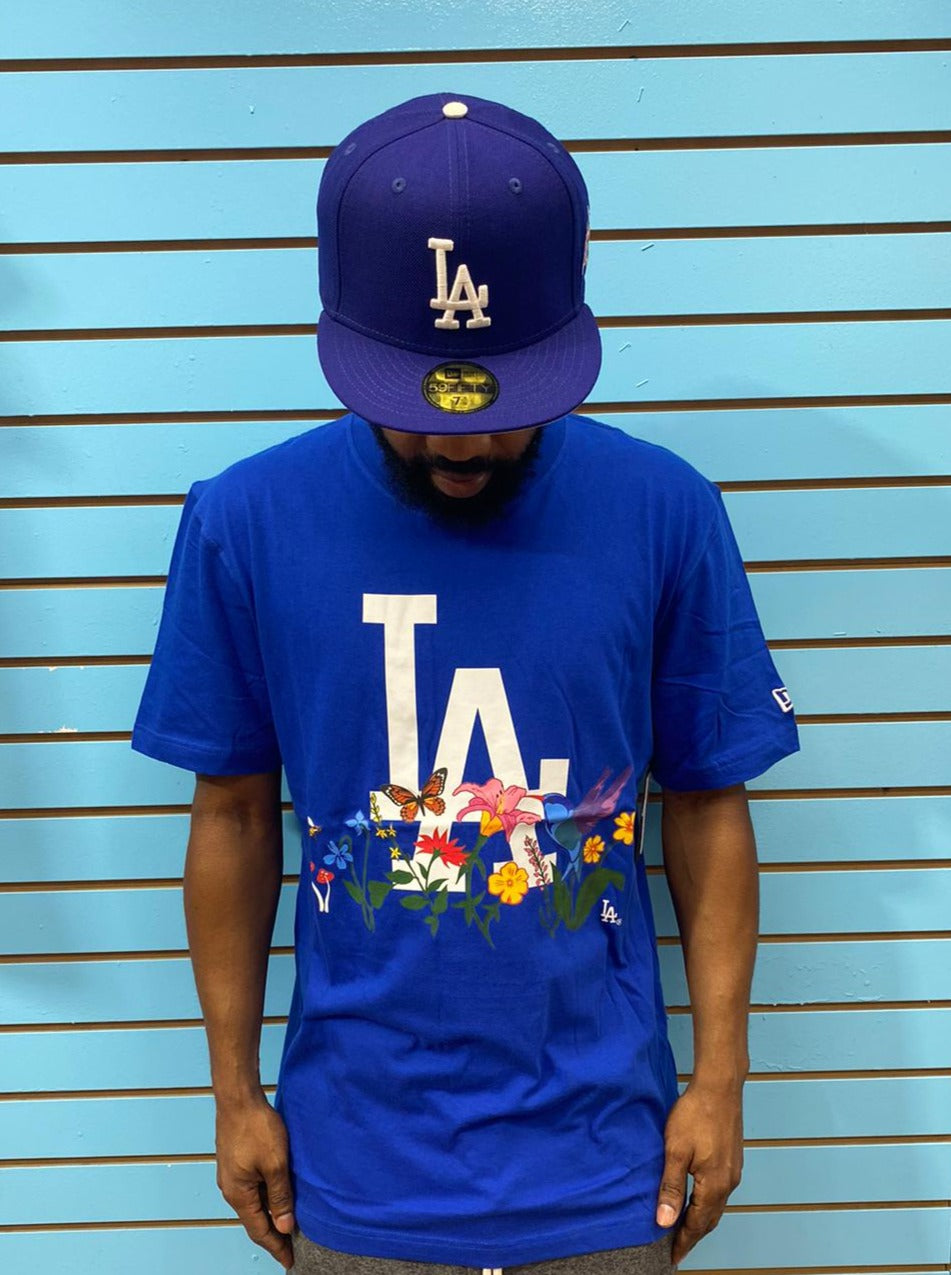FLORAL LOS ANGELES DODGERS NEW ERA SHIRT