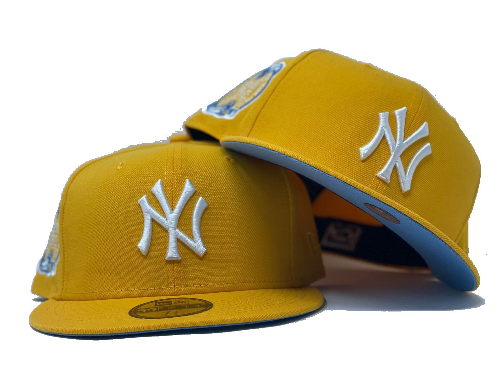 Yellow New York Yankees Subway Series Custom New Era Fitted Hat – Sports  World 165