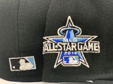 LOS ANGELES ANGELS 2010 ALL STAR GAME BLACK ICY BRIM NEW ERA FITTED HAT