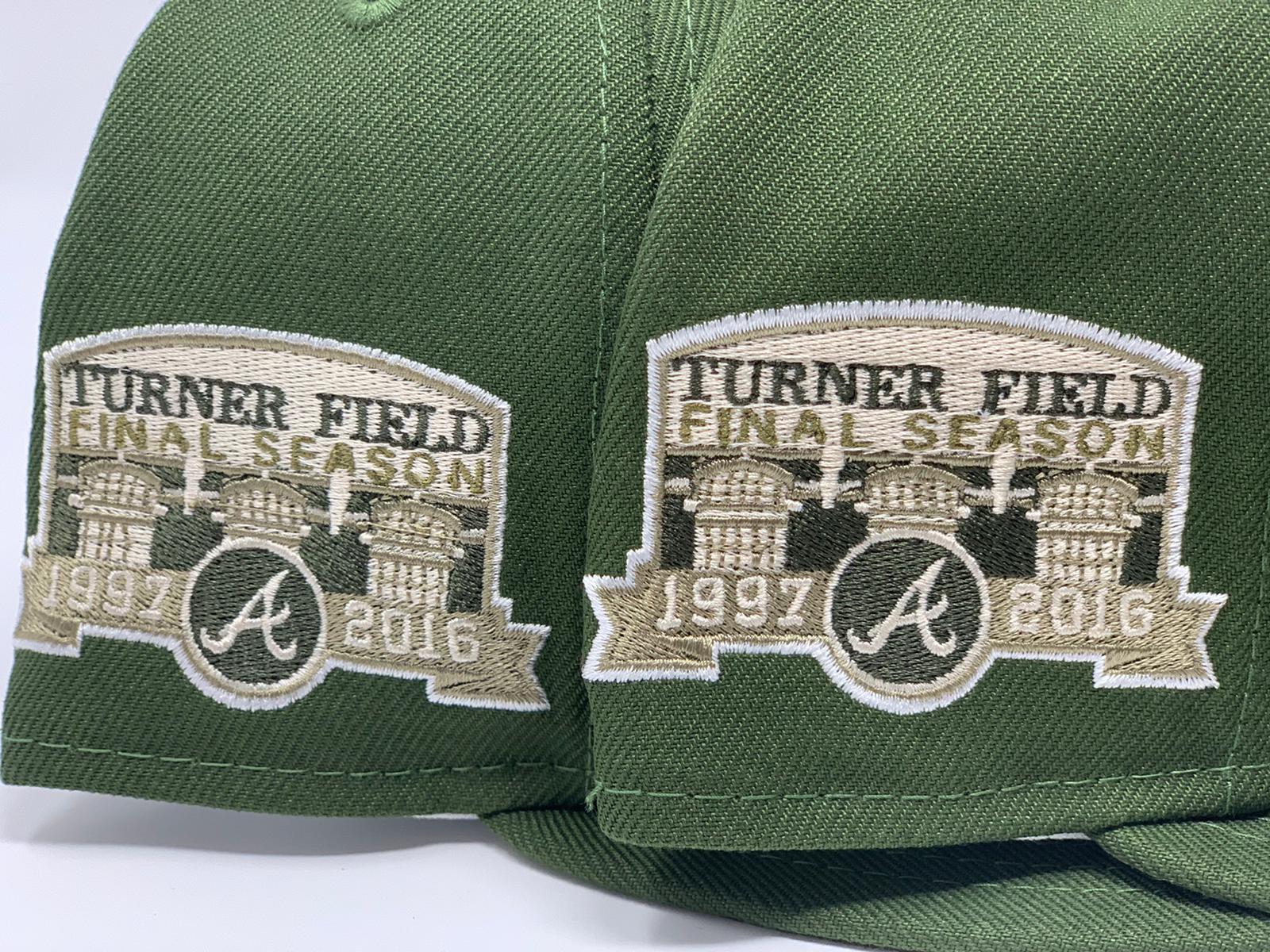 New Era Atlanta Braves Turner Field Final Season Rifle Shock Edition59Fifty  Fitted Hat