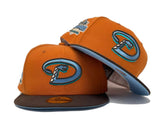 ARIZONA DIAMONFBACKS 20TH ANNIVERSARY "SUNSET DRIP COLLECTION" ICY BRIM NEW ERA FITTED HAT