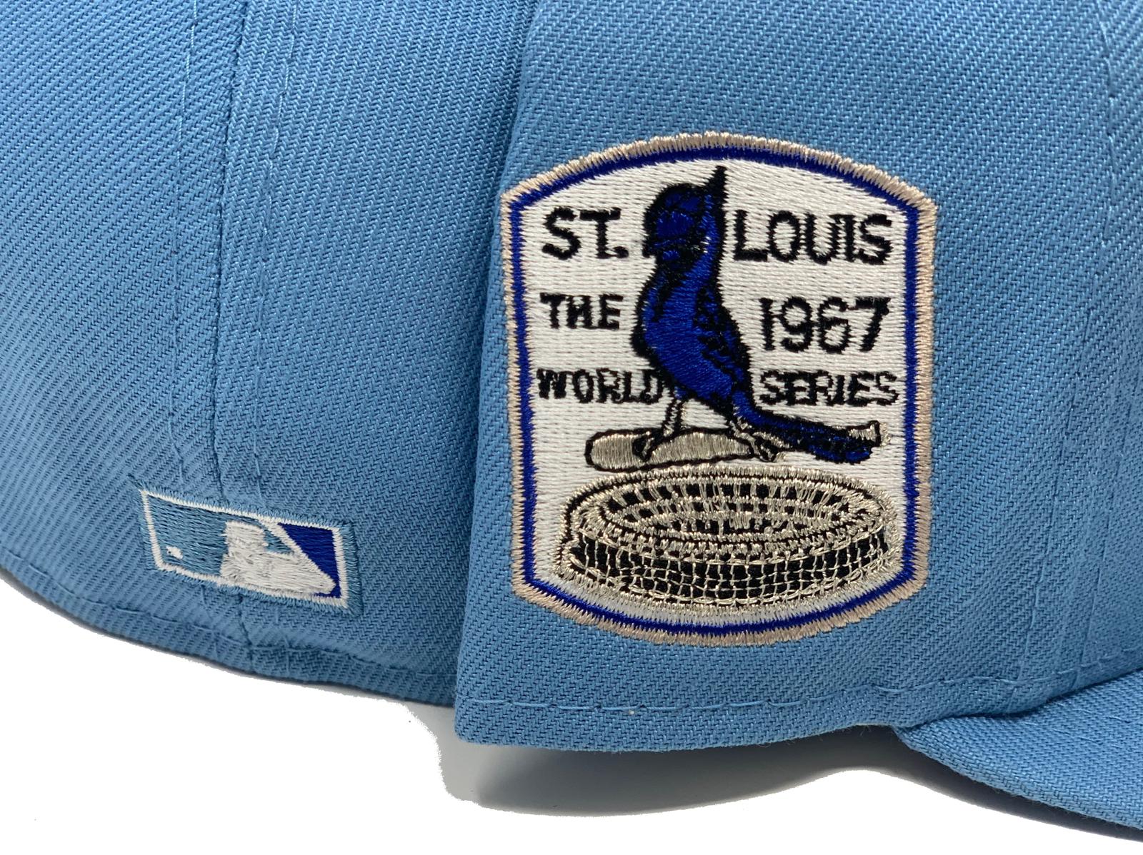 ST. LOUIS CARDINALS 1967 WORLD SERIES SKY BLUE ROYAL BRIM NEW ERA FITT –  Sports World 165