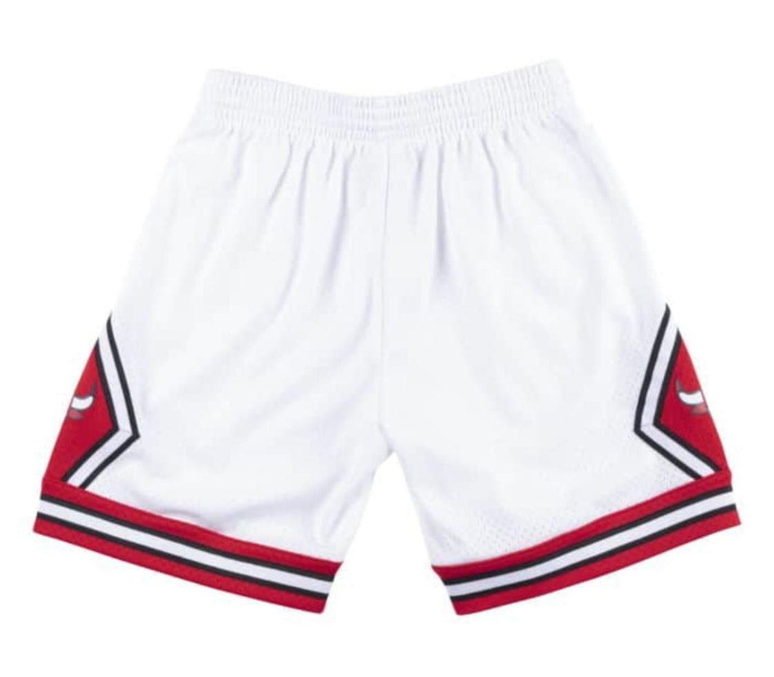 Mitchell and Ness Chicago Bulls NBA Swingman White Shorts