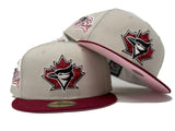 Stone Toronto Blue Jays 25th Anniversary Custom New Era Fitted Hat