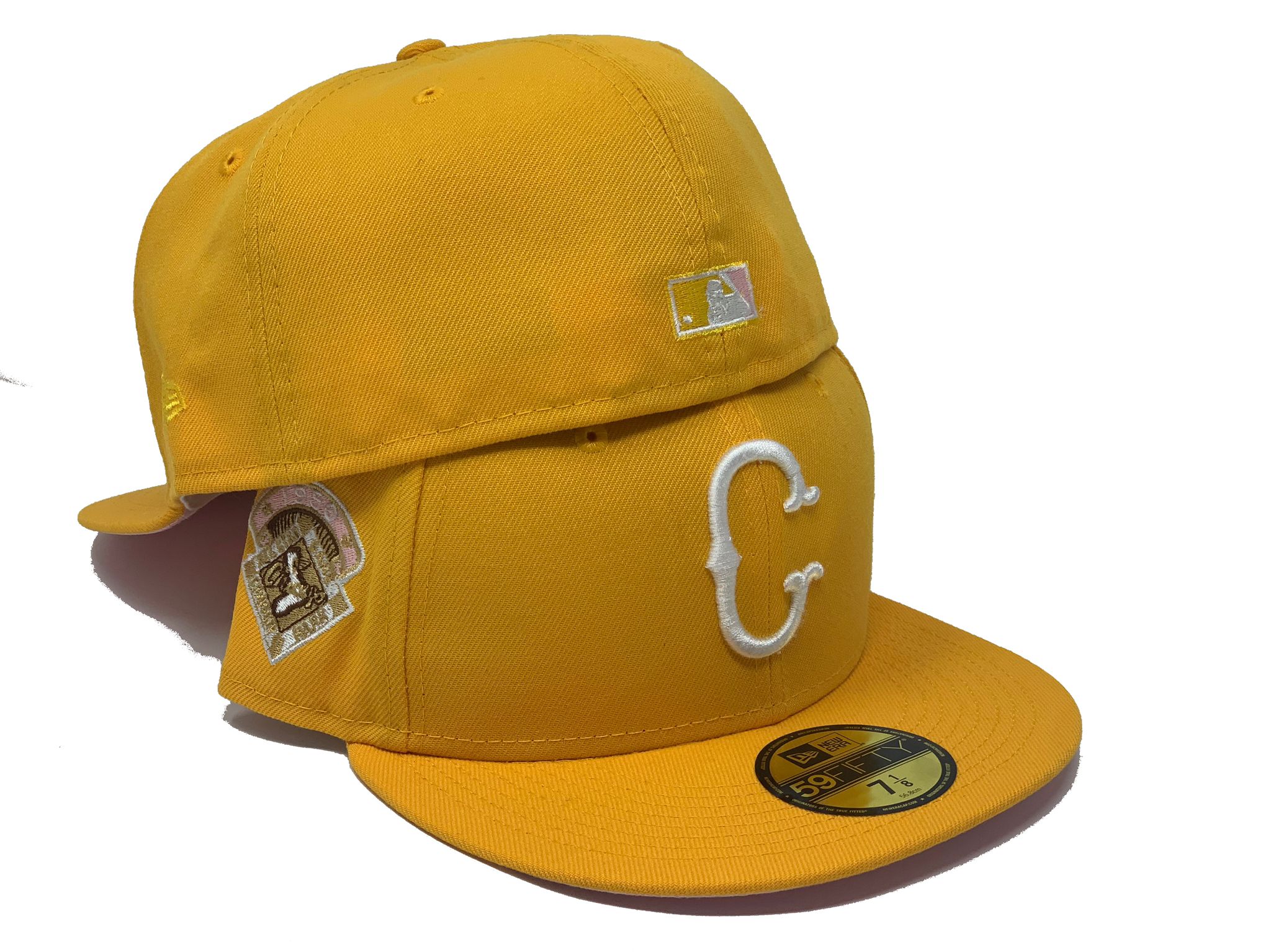 New Era 59FIFTY Crayon Chicago White Sox 95th Yellow/Forest Fitted Hat Men 7 1/8