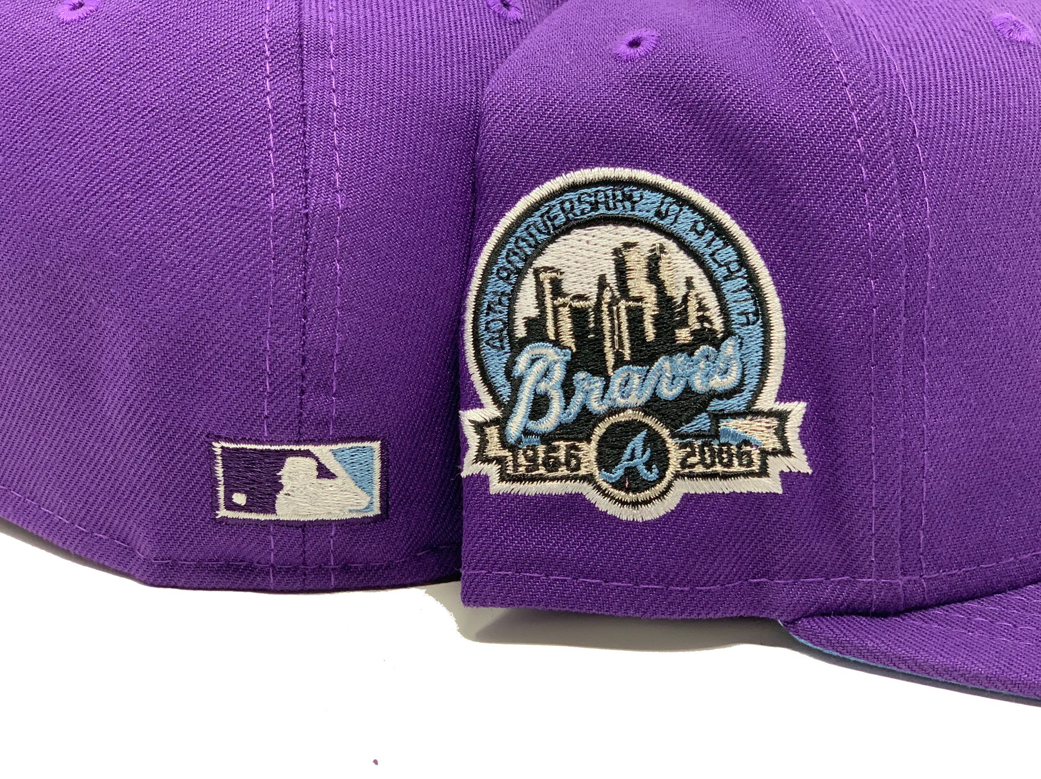 New Era 59FIFTY Atlanta Braves 30th Season Fitted Hat 7 3/4 / True Purple