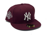 Dark Maroon New York Yankees 1996 World Series New Era Fitted Hat