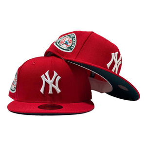 NEW YORK YANKEES 1950 WORLD SERIES XMAS COLOR NEW ERA FITTED HAT