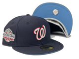 WASHINGTON NATIONAL 2018 ALL STAR GAME NAVY ICY  BRIM NEW ERA FITTED HAT