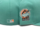 Clear Mint Florida Marlins 1993 Inaugural Season New Era Fitted Hat