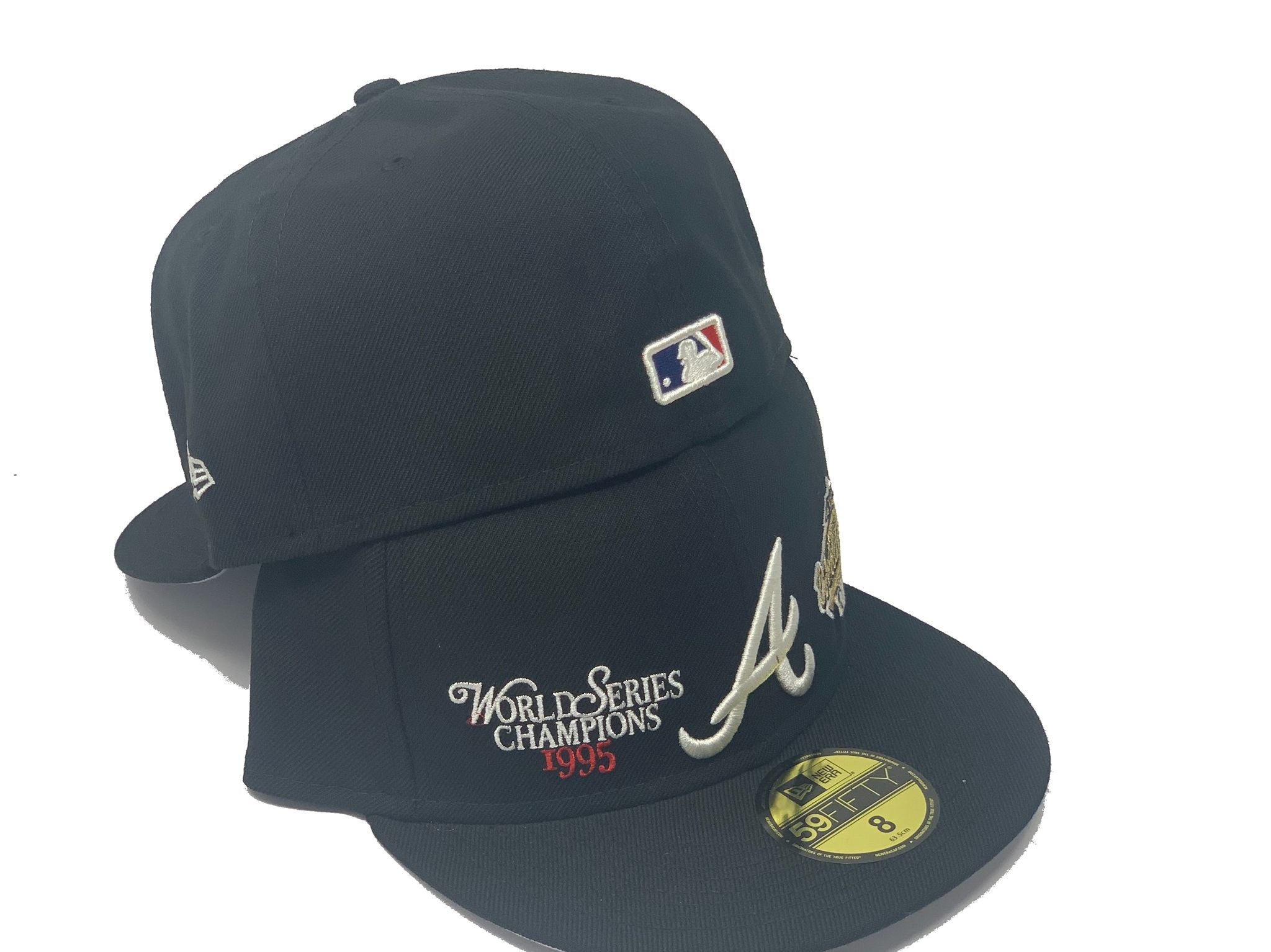 Black Atlanta Braves New Era 1995 World Series Fitted Hat – Sports