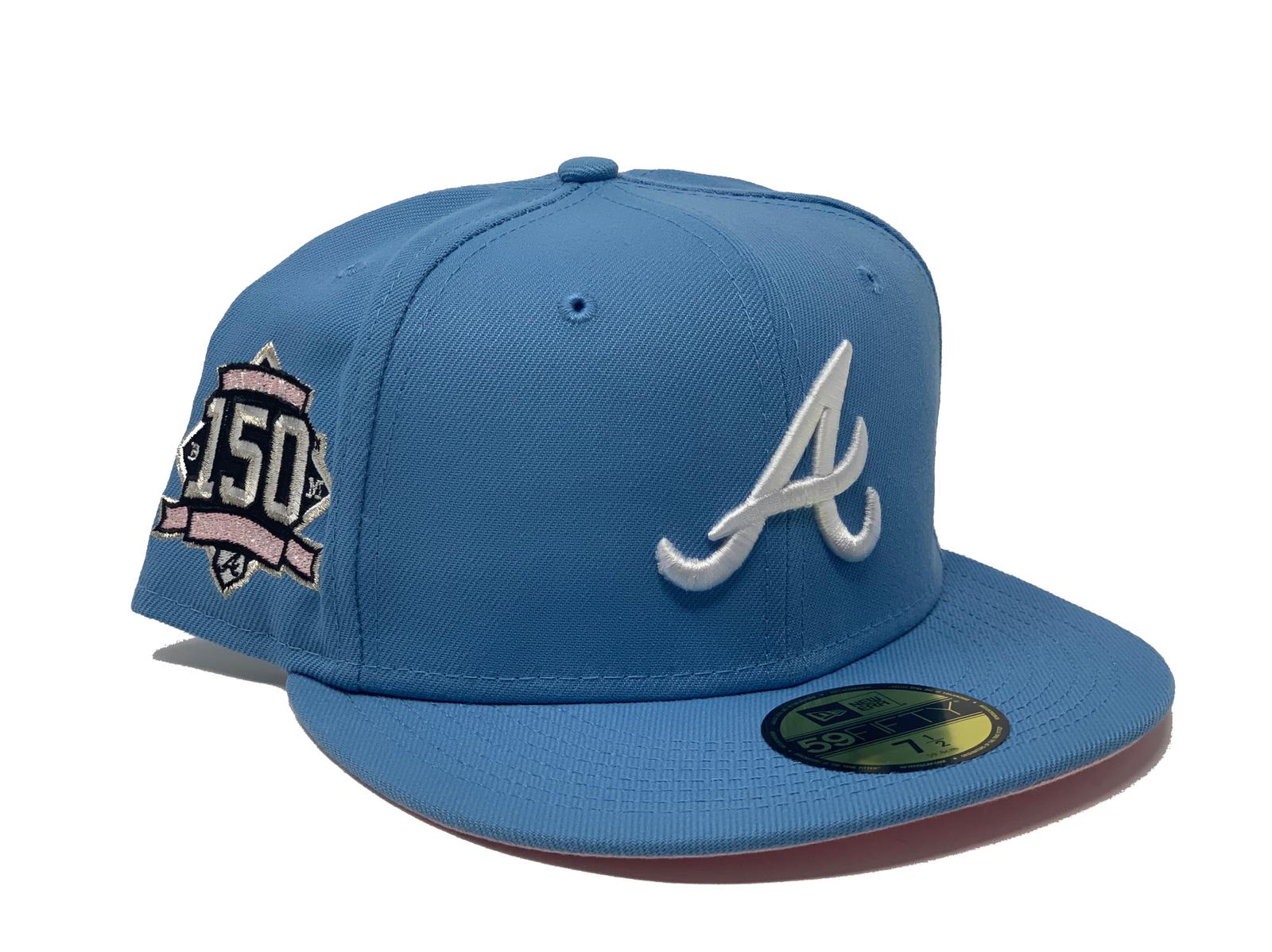 New Era Atlanta Braves 59FIFTY Blue Chill Club Fitted Hat