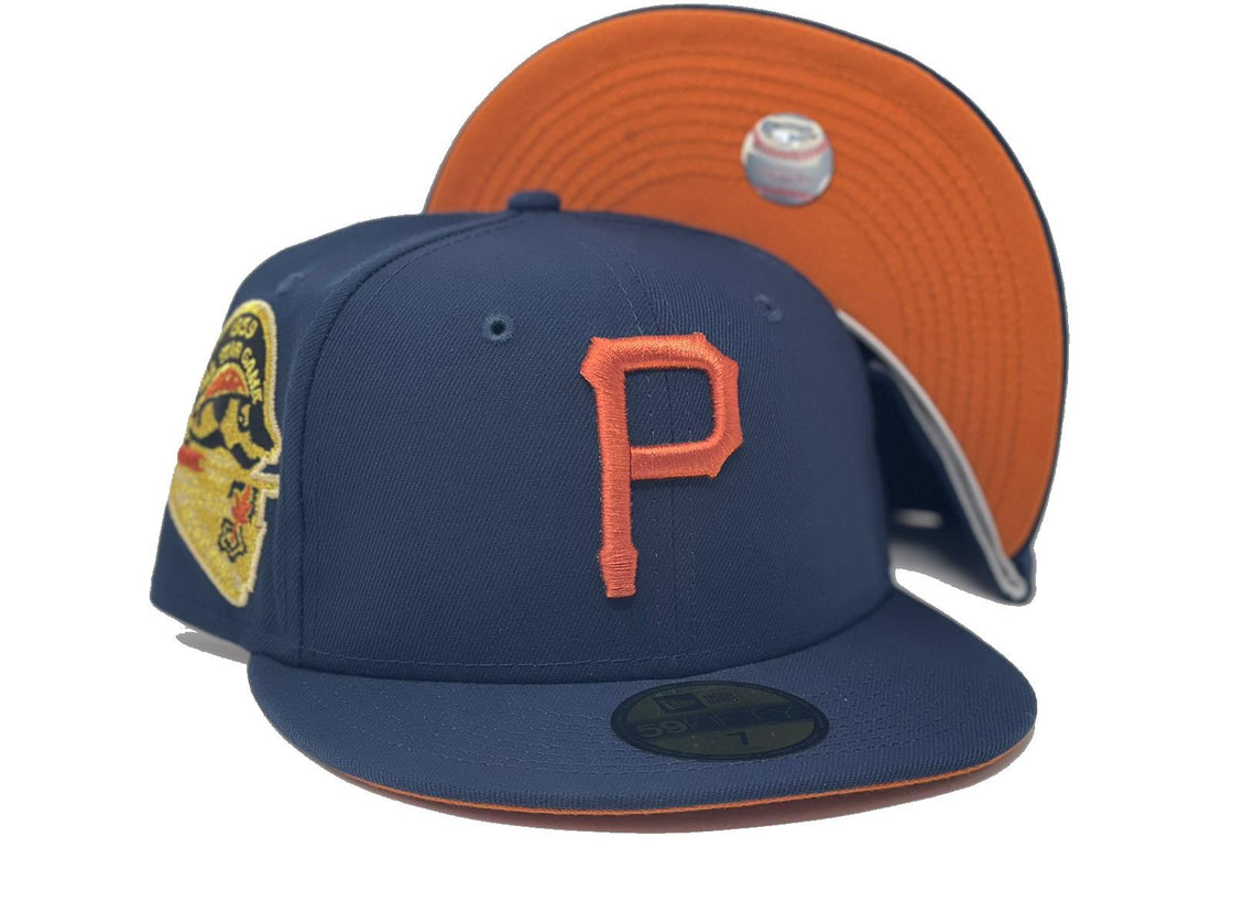 Navy Blue Pittsburgh Pirates 1959 All Star Game Custom New Era Fitted