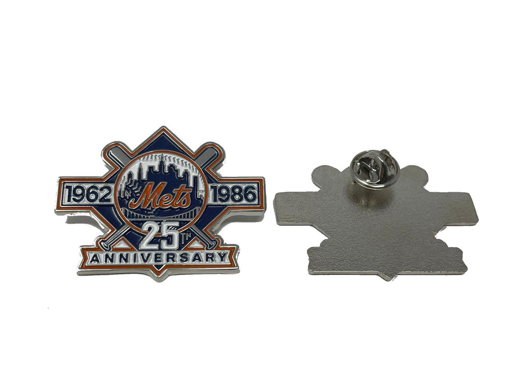 METS 25TH ANNIVERSARY METAL PIN