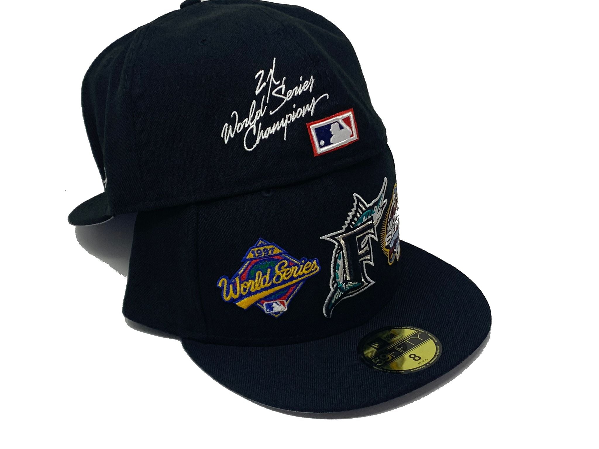 Florida Marlins New Era 1997 World Series Patch Wool 59FIFTY Fitted Ha