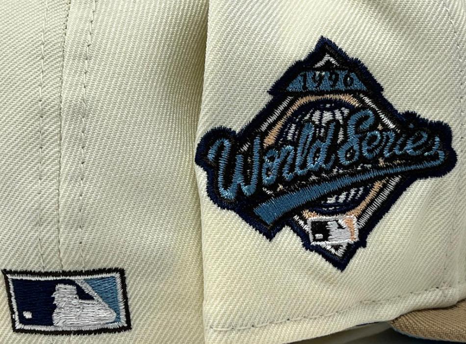 NEW ERA 59FIFTY MLB ATLANTA BRAVES WORLD SERIES 1996 TWO TONE / STONE UV  FITTED CAP
