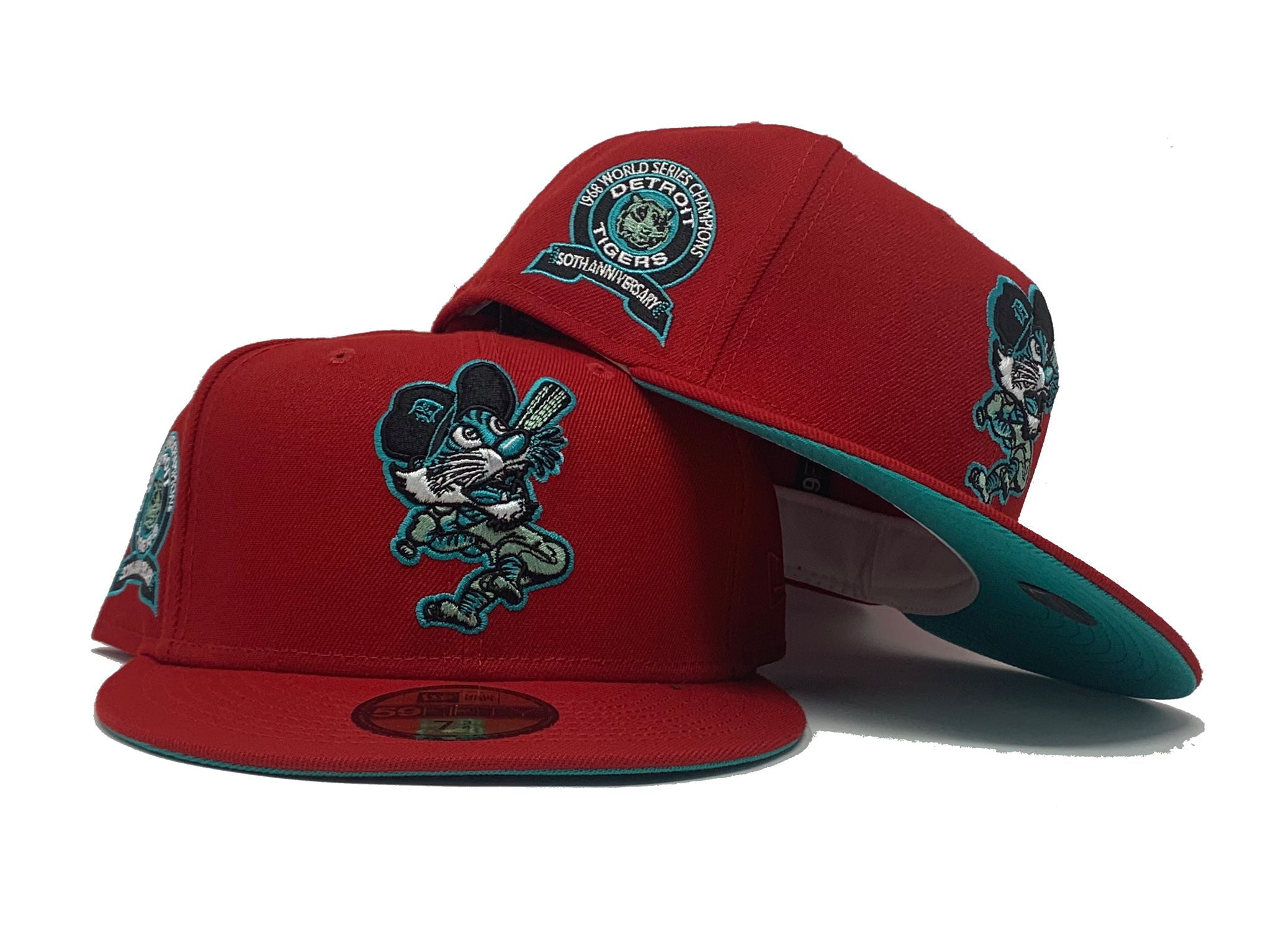 Red Detroit Tigers 50th Anniversary Custom 59fifty New Era Fitted Hat –  Sports World 165