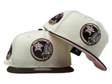 HOUSTON ASTROS APOLLO 11 "NEAPOLITAN ICE CREAM" PACK PINK BRIM NEW ERA FITTED HAT