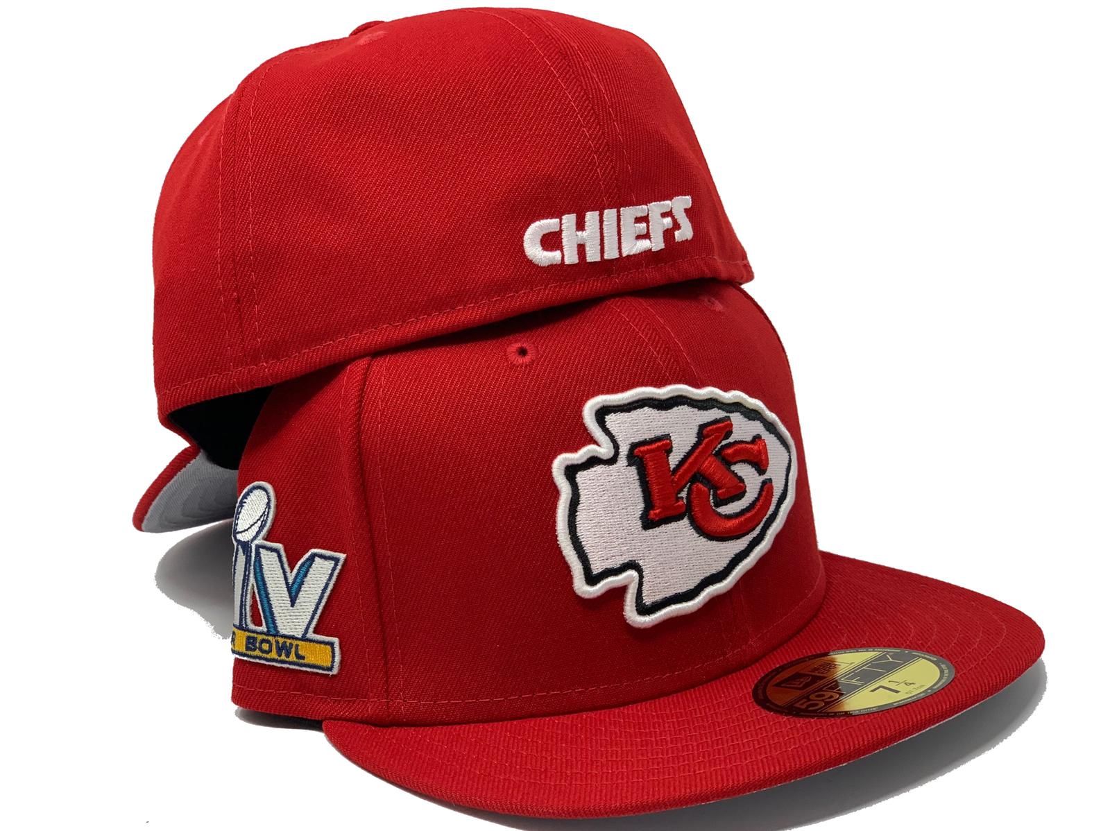 KANSAS CITY CHIEFS 55TH SUPER BOWL ON FIELD RED NEW ERA FITTED HAT – Sports  World 165