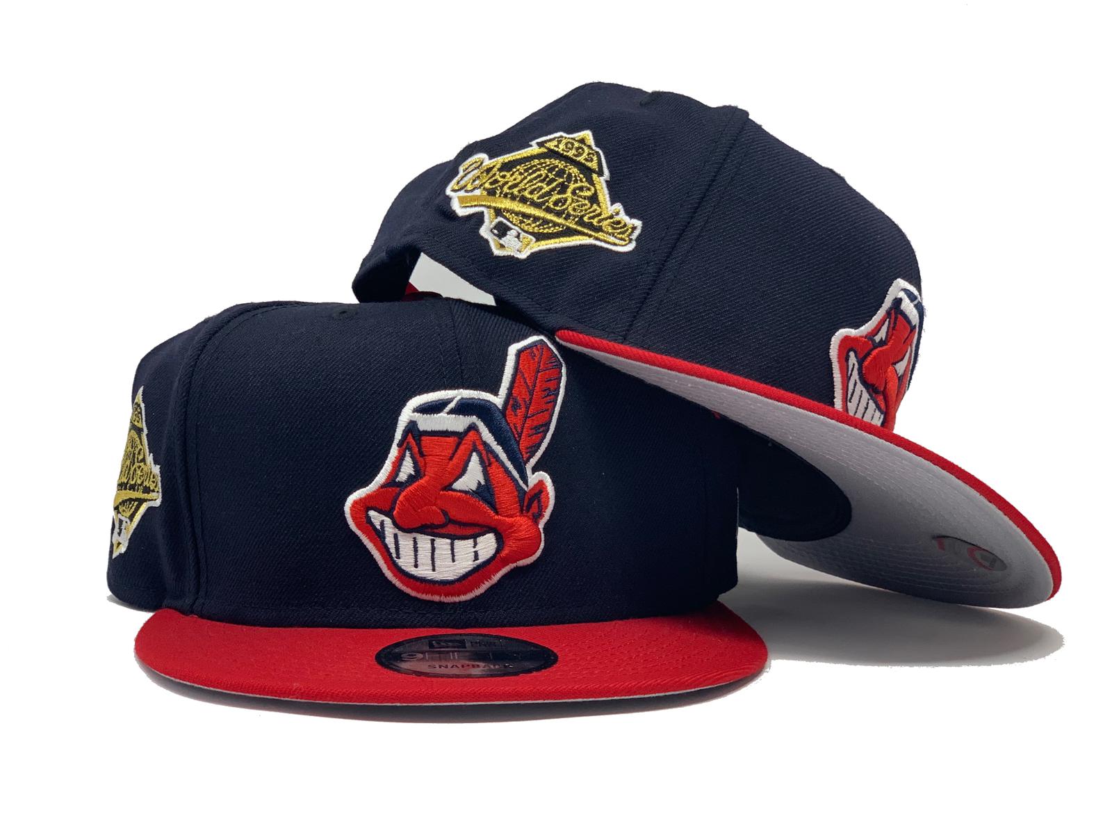 Cleveland Indians New Era All Red With 1954 All Star Game Patch On