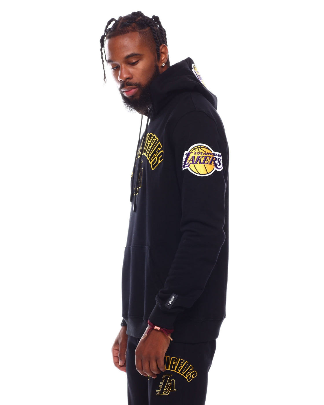 NBA Los Angeles Lakers Pro Standard Stacked Logo Hoodie