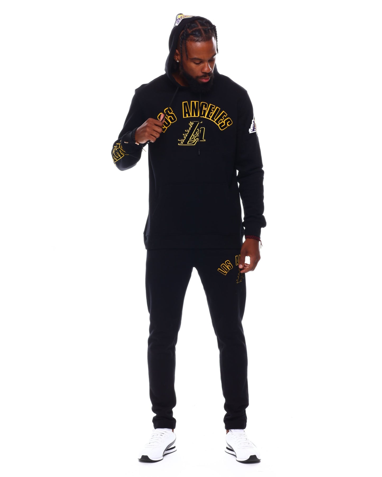 NBA Los Angeles Lakers Pro Standard Stacked Logo Hoodie