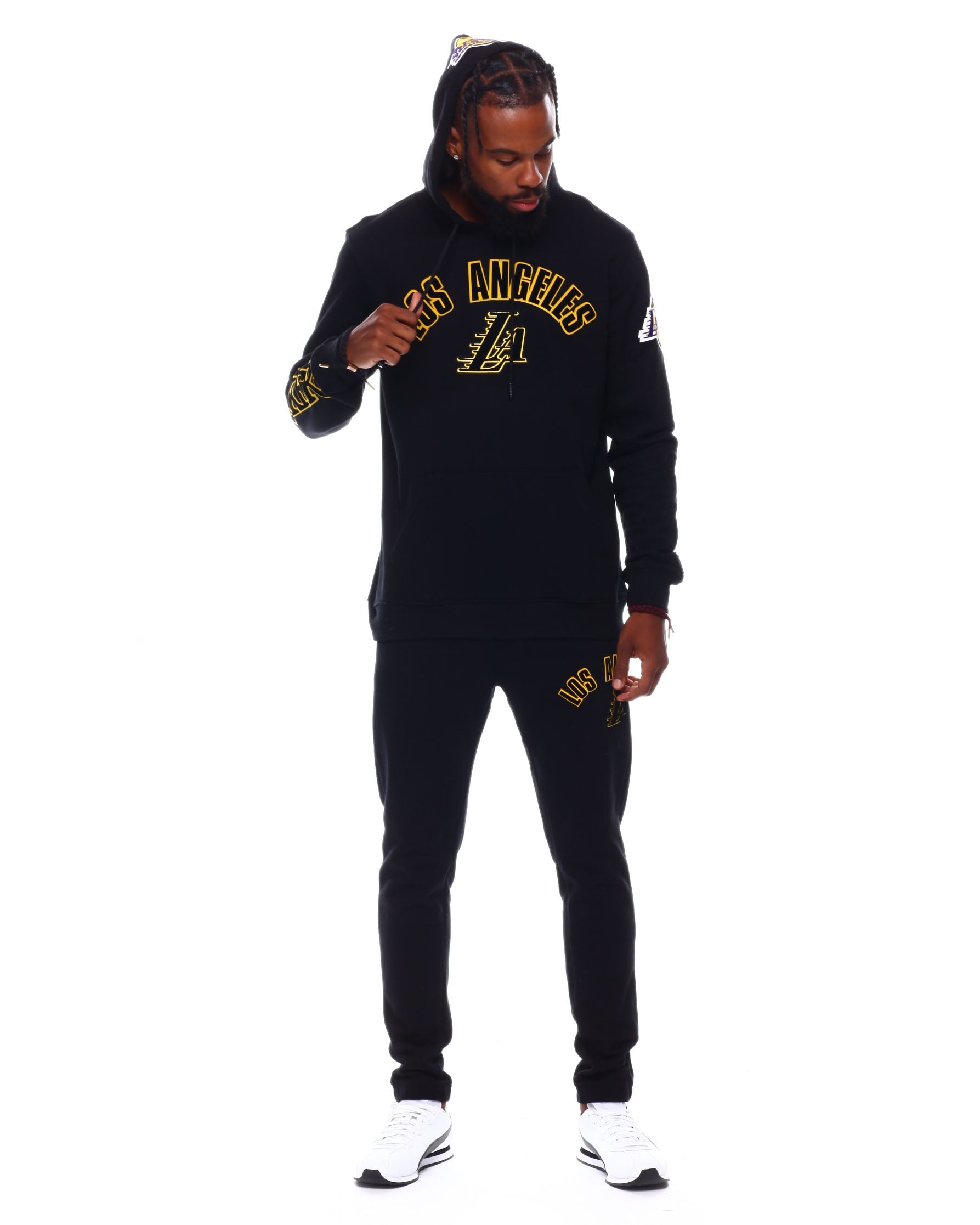 NBA Los Angeles Lakers Pro Standard Stacked Logo Hoodie
