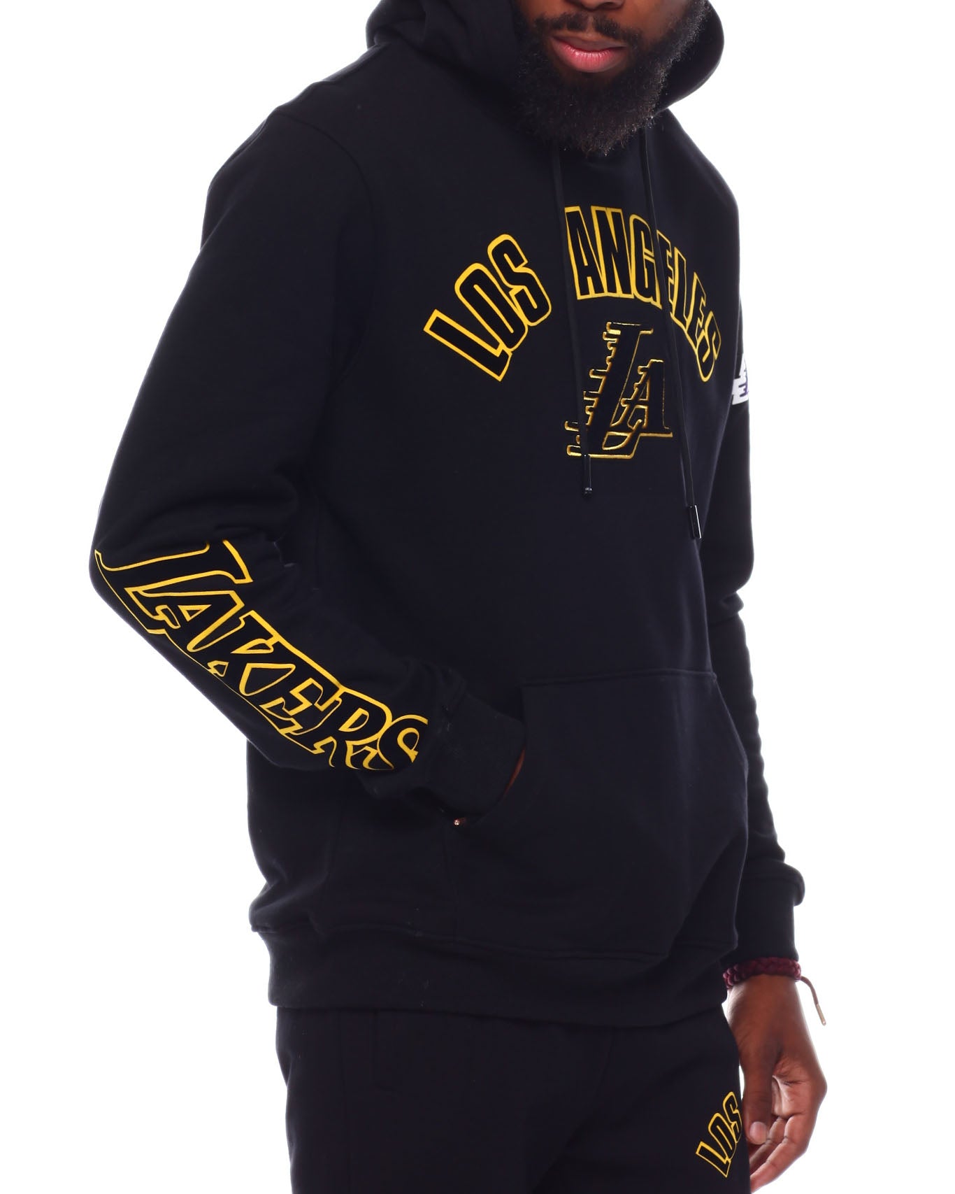 NBA Los Angeles Lakers Pro Standard Stacked Logo Hoodie