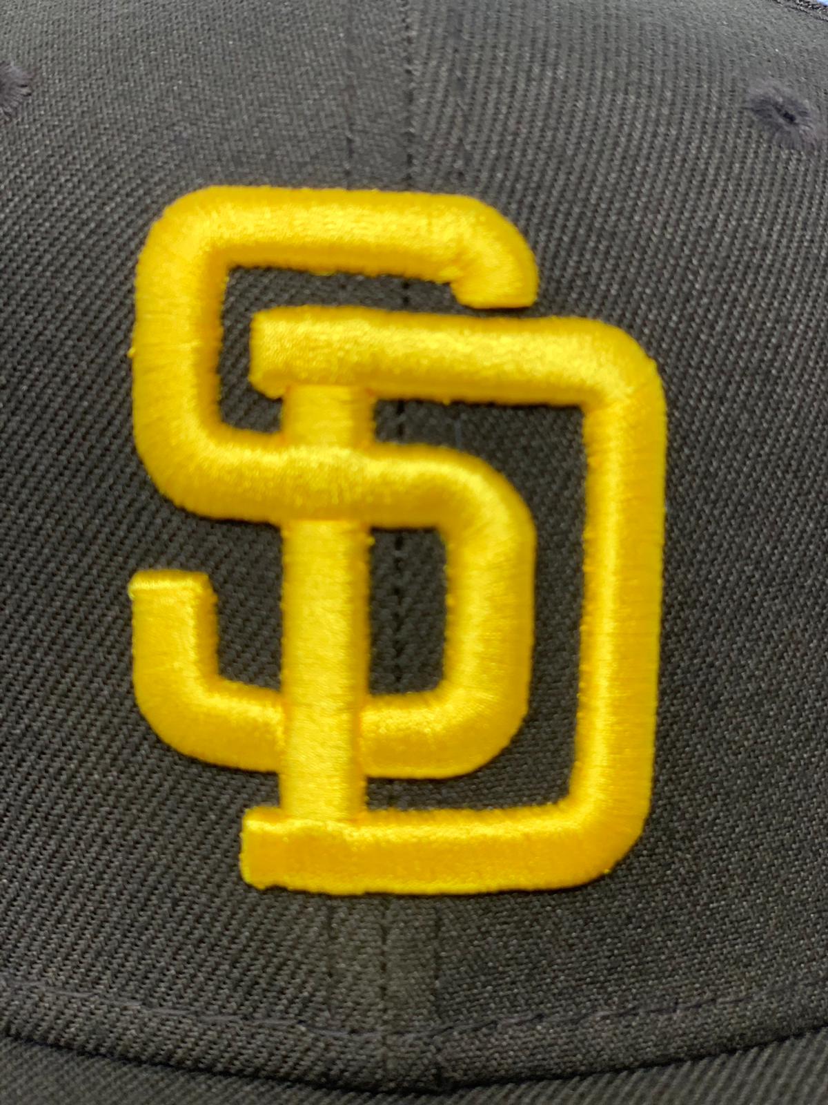 SAN DIEGO PADRES 1998 WORLD SERIES BROWN PINK BRIM NEW ERA FITTED HAT