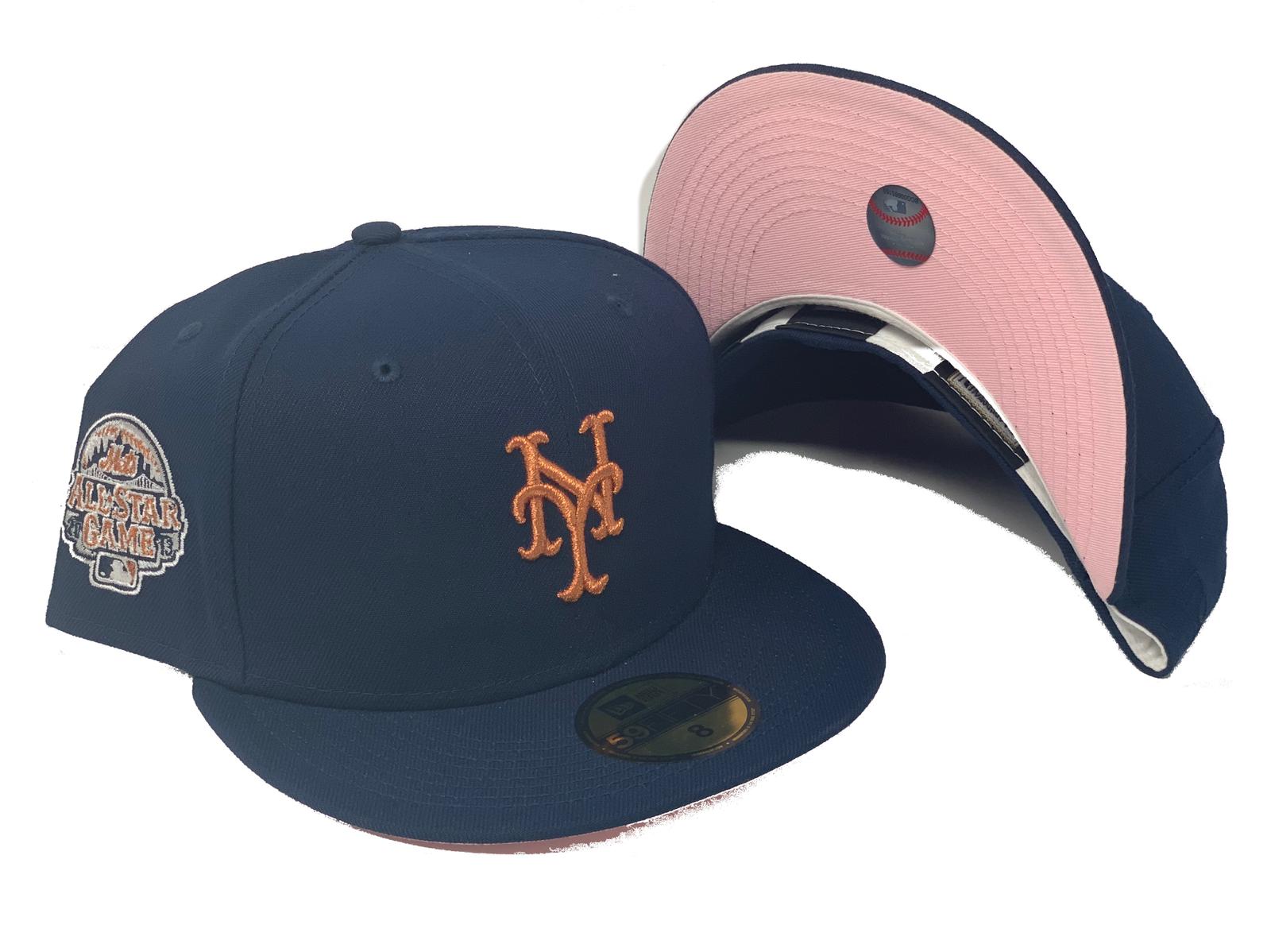 New York Mets 2013 All Star Game New Era 59Fifty Fitted Hat (Walnut  Cardinal Azur Blue Under Brim) in 2023