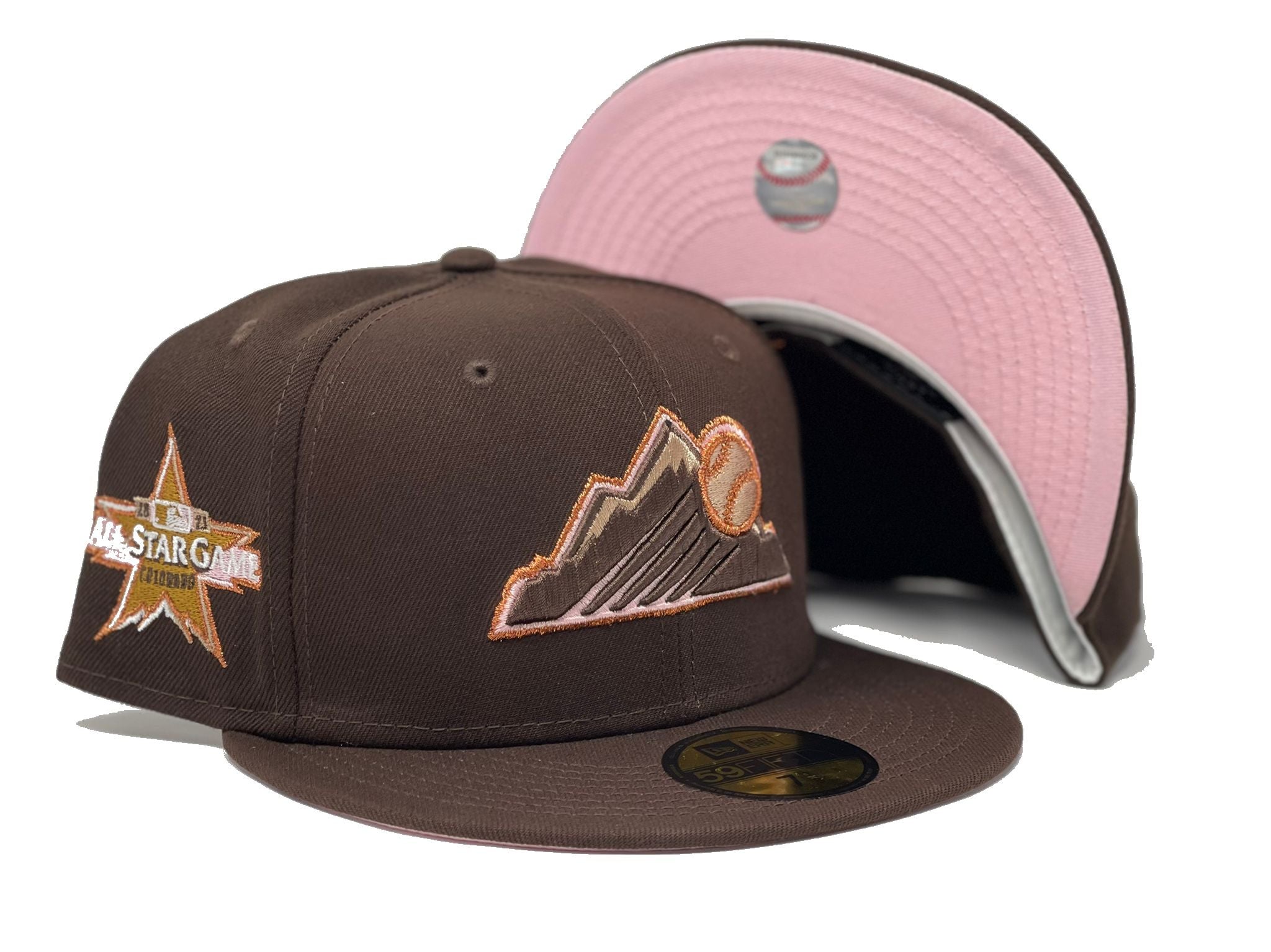 New Era 59FIFTY Colorado Rockies City Connect Patch Mountain Hat - Light Blue, Green Light Blue/Green / 7 1/4