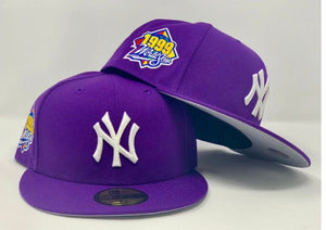 NEW YORK YANKEES  GLOW IN THE DARK 1999 WORLD SERIES PURPLE PINK