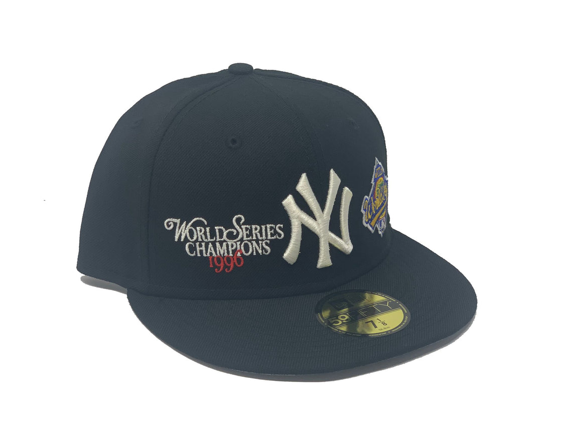 Black New York Yankees New Era 1996 World Series Fitted Hat