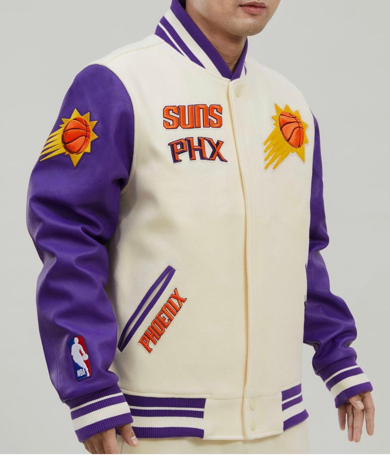 Phoenix Suns Pro Standard Retro Classic Rib Wool Varsity Jacket