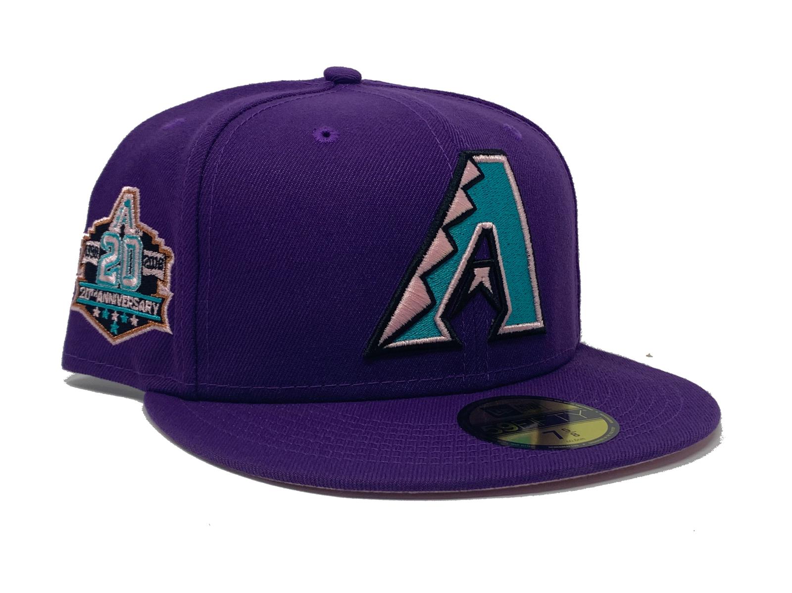 New Era Crown Champs Arizona Diamondbacks 59/50 Fitted Hat (60243478) Purple / 7 1/8