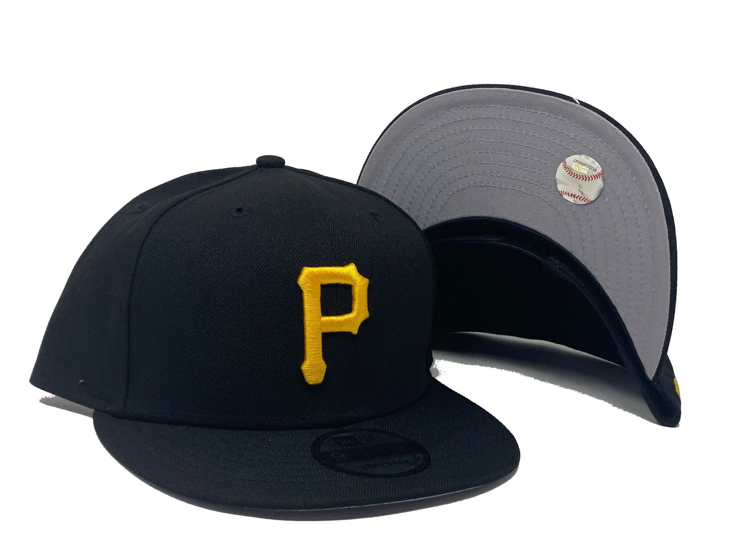 Black Pittsburgh Pirates Team Official Color New Era Snapback Hat