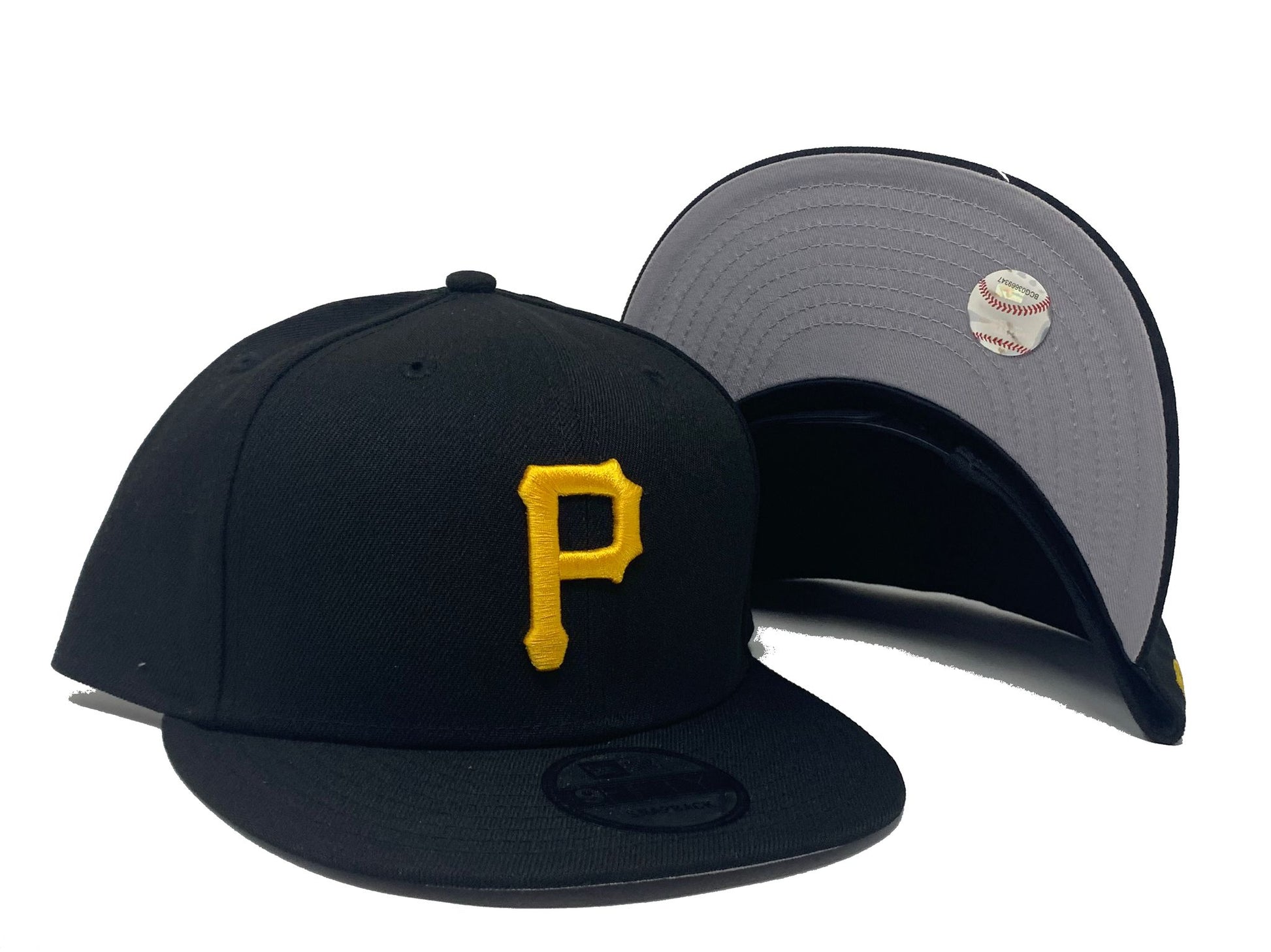 Black Pittsburgh Pirates Team Official Color New Era Snapback Hat