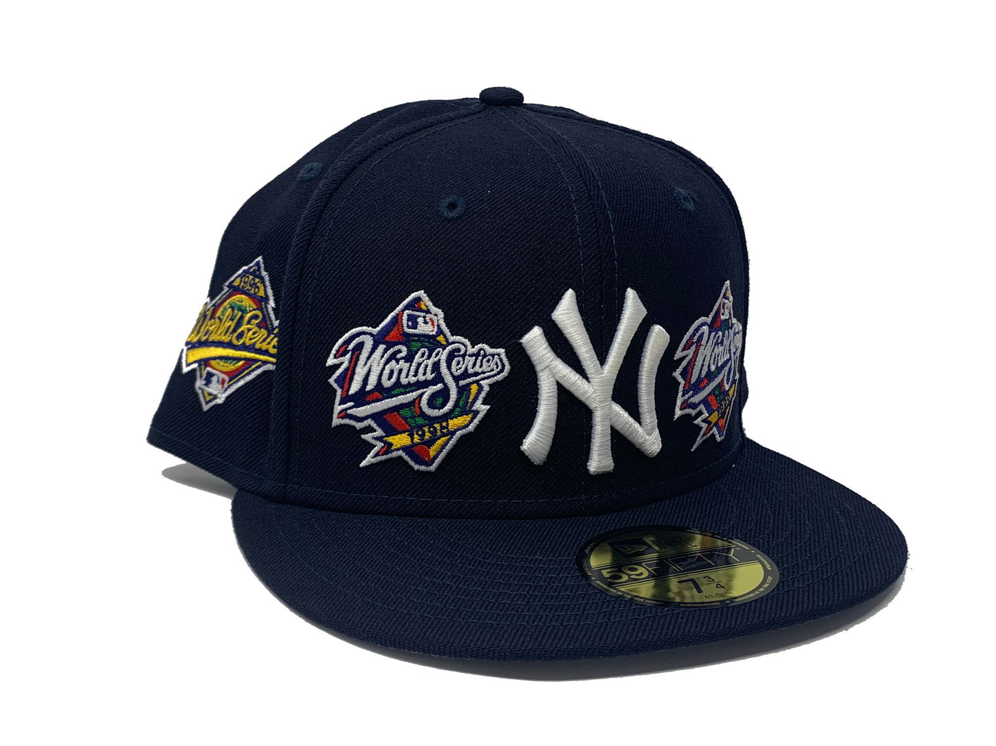 Navy Blue New York Yankees World Champions New Era Fitted Hat 