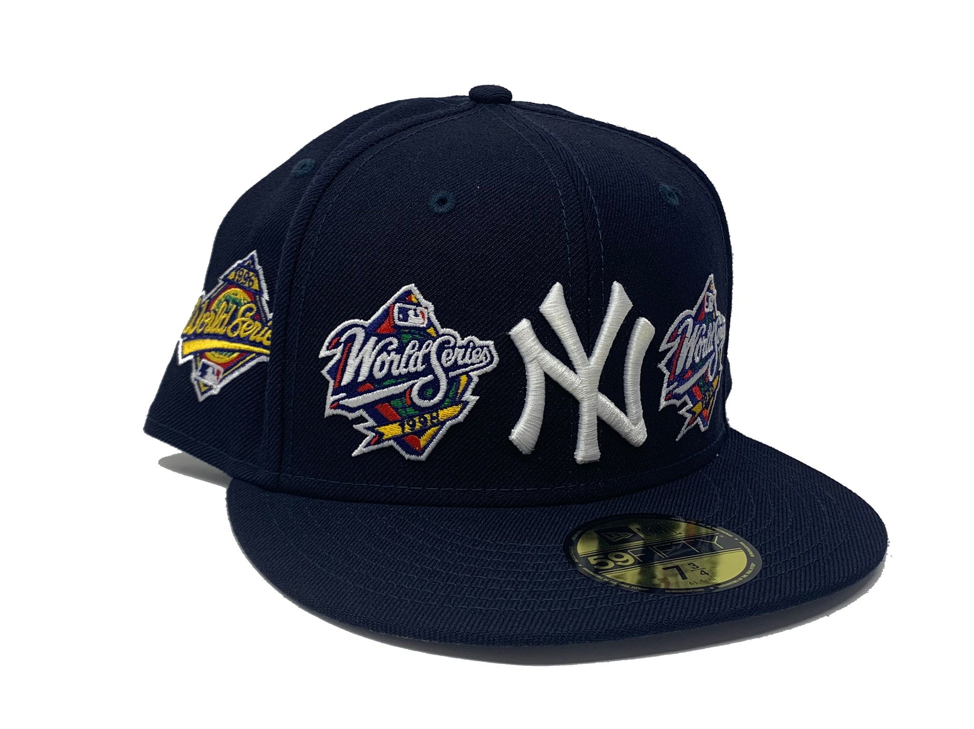 Navy Blue New York Yankees World Champions New Era Fitted Hat 